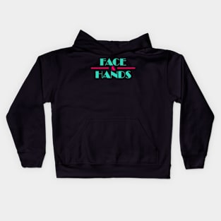 Face and Hands Logo Kids Hoodie